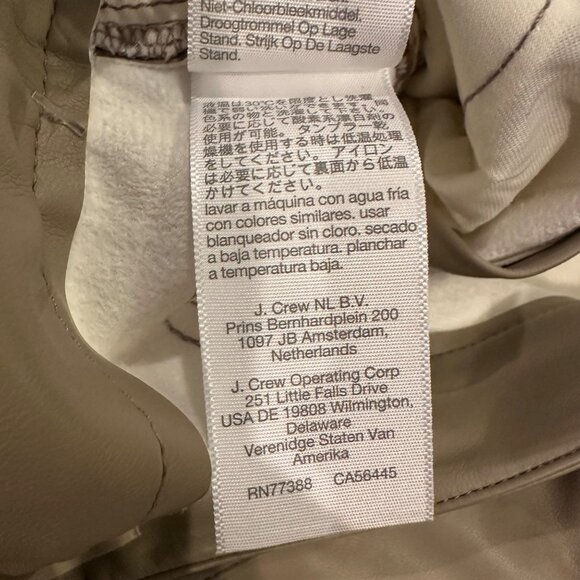 MADEWELL WOMENS PERFECT STRAIGHT HIGH RISE FAUX TAN LEATHER PANTS NEW SIZE 29 - Picture 11 of 13